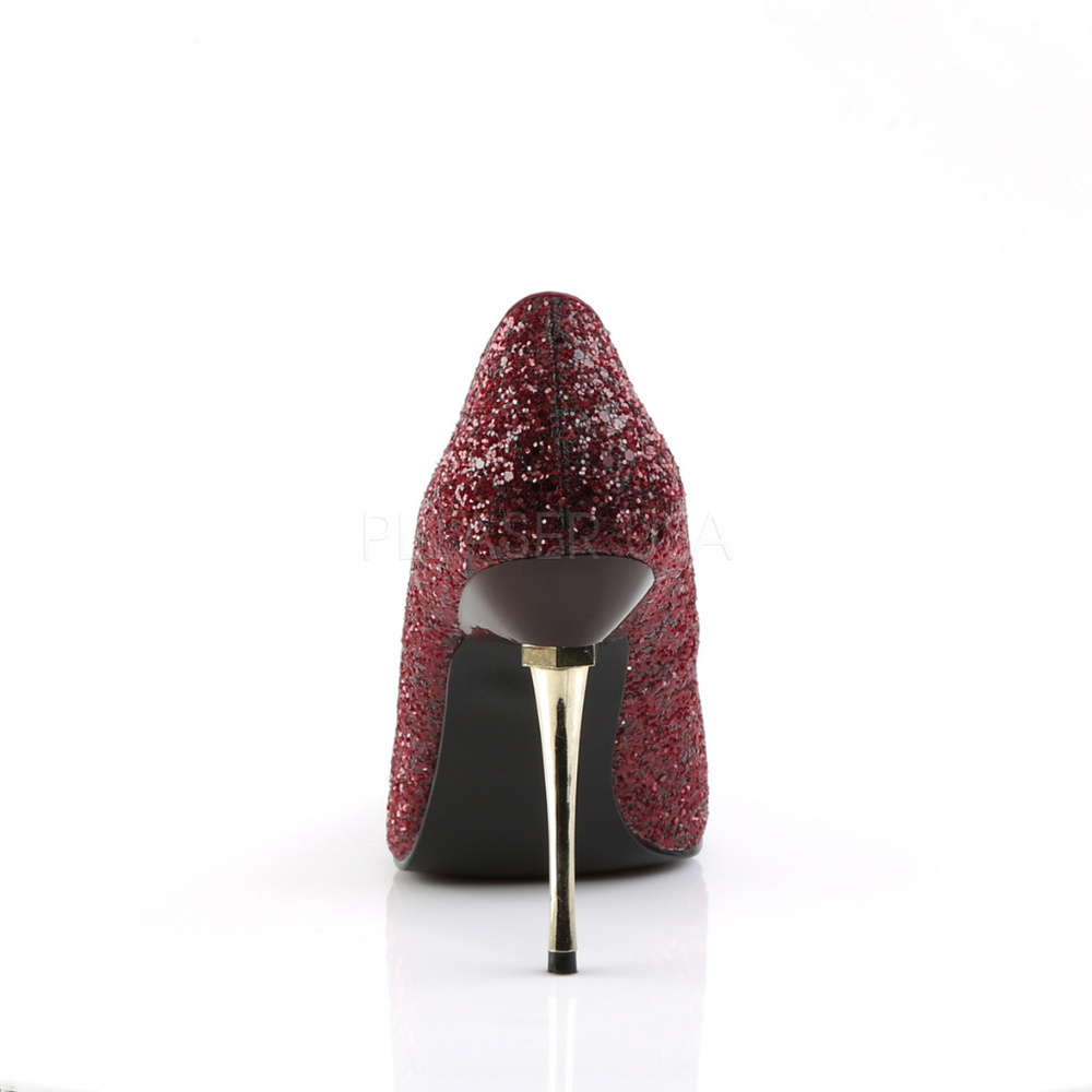 Pointy Toe Glitter Steel High Heel Shoes - Picture 3 of 4